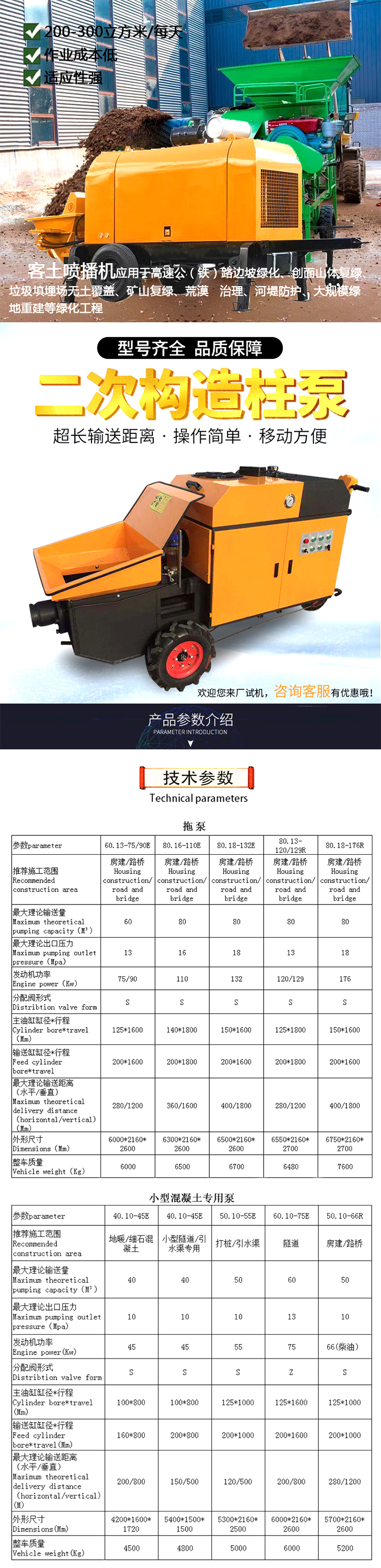 柴油拖泵、電機(jī)拖泵、拖泵、強(qiáng)制式拖泵、隧道拖泵、細(xì)石混凝土泵、砂漿泵、碎石泵、地泵